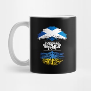 Scottish Grown With Ukrainian Roots - Gift for Ukrainian With Roots From Ukraine Mug